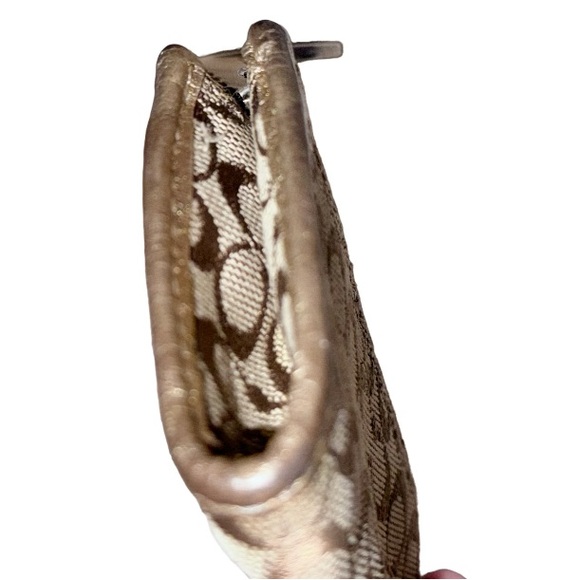 Coach brown logo keychain ID CASE KEYS - Picture 4 of 14